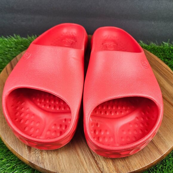 G/FORE Fore Play Slide Sandals Shoes Mens Size 11 Red Slip On Comfort Golf main image 7